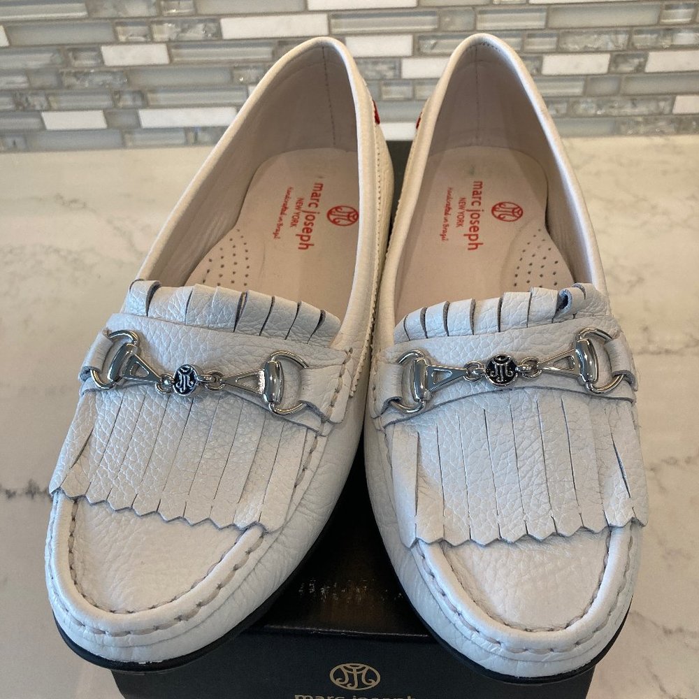 MARC JOSEPH Women's Golf Leather Moccasin size 8.5